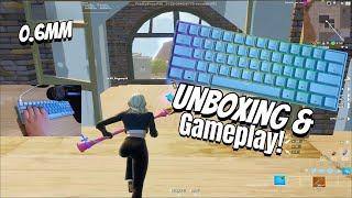 GK61 Unboxing  Fortnite ASMR Gameplay Gateron Optical Brown