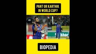 DK or Pant? Who Should Play World Cup?