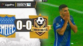 El BOMBILLO PERDONÓ y EMPATO de LOCAL  Emelec 0-0 Libertad  LigaPro 2024