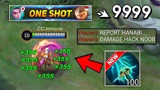 HANABI NEW SEASON DAMAGE HACK BUILD  CRAZY DAMAGE   HANABI BEST UPDATED BUILD AND EMBLEM 2024