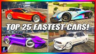 TOP 25 FASTEST CARS IN GTA ONLINE 2024