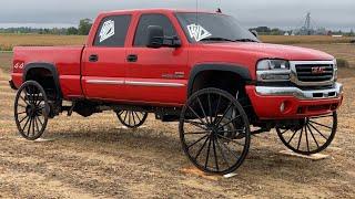 Duramax on Horse and Buggy Wheels Fails Miserably