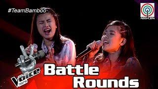 The Voice Teens Philippines Battle Round Queenie vs. Patricia - Sound Of Silence