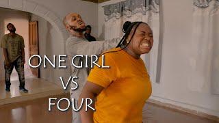 ONE GIRL TO FOUR GUYS - MARTIAL ART SEQUENCE