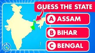 Guess The Indian State From The Map  India Map Quiz