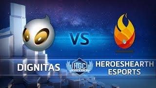 HGC Finals 2018 - Game 2 - Team Dignitas vs. HeroesHearth Esports - Group Stage Day 2