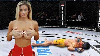 Bruce Lee vs. Hannah Palmer - EA Sports UFC 4 - Epic Fight 