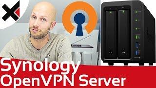 Synology DiskStation OpenVPN Server einrichten Windows macOS iOS Android  iDomiX