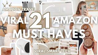 21 *VIRAL* AMAZON FINDS amazon office accessories + amazon travel must haves + smart tech gadgets