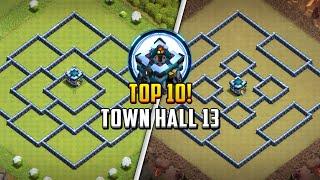 TOP 10 Town Hall 13 TH13 FarmingTrophy Base Layout + Copy Link 2024  Clash of Clans