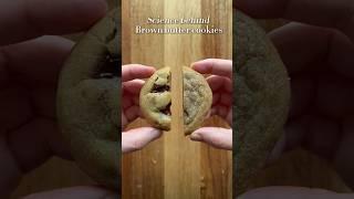 Same cookie only one difference creates a drastically different result #brownbutter #cookies