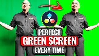 Perfect Green Screen Flawless Chroma Key in DaVinci Resolve