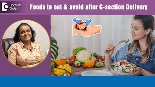 Diet After C-Section Food to Eat & Avoid after Cesarean Delivery-Dr.Mamatha B ReddyDoctors Circle