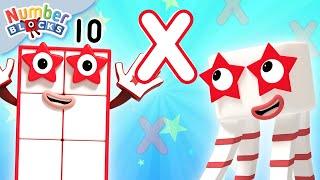 Multiplication for Kids Level 10  Maths for Kids  Learn to count  @Numberblocks