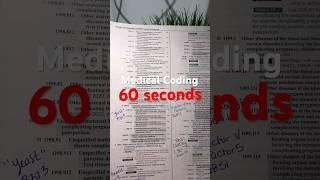 Medical Coding in 60 seconds  Medical Coding for Beginners  Vaginal Delivery #medicalcoding