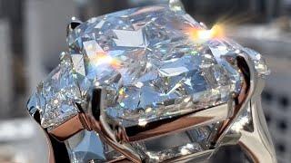 Hand making a platinum ring for a $225000 diamond