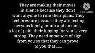 They are making their moves in silence because they dont want anyone to ruin their plans