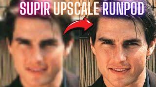 How To Install & Use SUPIR  SOTA Image Upscaler On RunPod - 1 Click Easy Install & Run