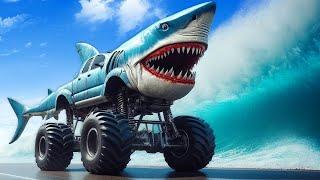 Can a MONSTER TRUCK escape a FLOOD? - BeamNG