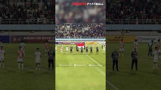 Momen Bikin Merinding Yang Dinantikan Oleh Pemain Dan Suporter Timnas Anthem Timnas Tanah Airku 