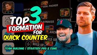 Top 3 Formations for Quick Counter in eFootball 2024 Mobile