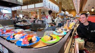 $50 Conveyor Belt Sushi in Japan - Waited in Line for 1 Hour