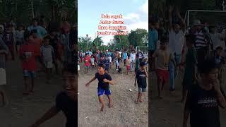 pemain bola antar desa ramai juga kalah kota #bubussasakofficial #shorts