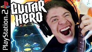 JOGANDO GUITAR HERO 1 2 E 3 DO PS2