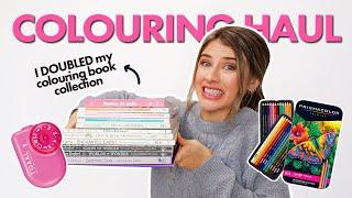 I DOUBLED My Colouring Book Collection...  HUGE ADULT COLOURING HAUL 