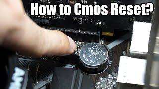 How to remove cmos battery in your pc? Cmos reset  hard reset on bios