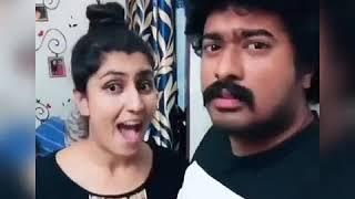 Kpy naveen funny dubsmash with his wife  kpy naveen dubsmash