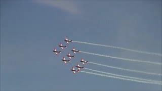 Live ATC PC-7 Team short display at Zürich-Kloten