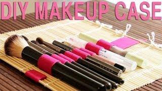 DIY MAKEUP BRUSH ROLL  Tip Tuesday #37