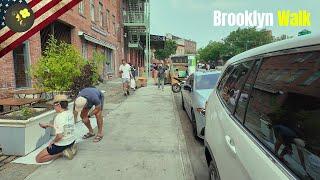 Virtual  Walking Experience in Brooklyn Greenpoint 4K Tour NYC USA