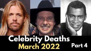 Celebrities Who Died in March 2022  Celebrity Latest Deaths  Famous Deaths 2022