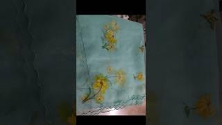 Hand Painted Dupatta design #easy #handpainted #handpainteddupatta #diy #paint