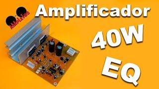 Amplificador estereo de 40 watts para videorockola