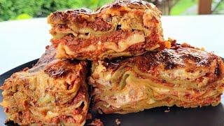 Beste hausgemachte Lasagne .Nach diesem Rezept werden Sie nie wieder eine  einkaufen .