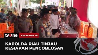 Kapolda Riau Periksa TPS di 3 Kabupaten  Kabar Hari Ini tvOne