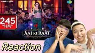 Aaj Ki Raat  Stree 2  Tamannaah Bhatia  Sachin- Jigar  CHINESE & BHUTANESE COUPLE REACTION