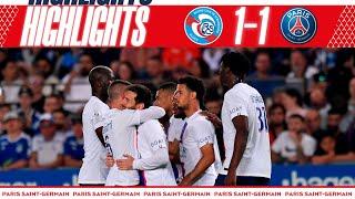 HIGHLIGHTS  Strasbourg 1-1 Paris Saint-Germain  MESSI ️