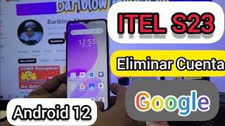 Itel S23 Frp Bypass Android 12  Eliminar Cuenta Google Itel S23 S666L  frp bypass itel S23