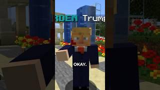 TRUMP Joined My MINECRAFT Server  #shorts