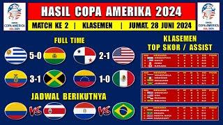 Hasil Copa Amerika 2024 Hari Ini - URUGUAY vs BOLIVIA - Klasemen Copa America 2024