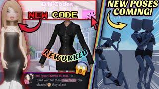 UPCOMING Update SNEAK PEAKS *NEW* Items Make up & POSES  Dress to Impress  Roblox