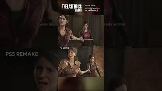 The Last of Us Tess Gets Infected original vs remake #shorts #gaming