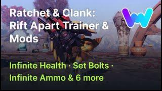 Ratchet & Clank Rift Apart Trainer +9 Mods Infinite Health EXP Multiplier Set Bolts & 6 More