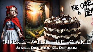 There Will Be Cake  Stable Diffusion Deforum SVD