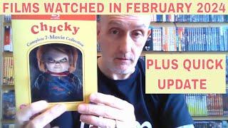 Films watched in February 2024 & Quick update