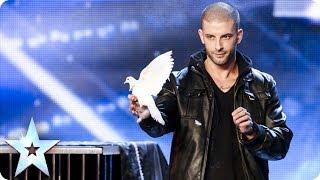 Darcy Oakes jaw-dropping dove illusions  Britains Got Talent 2014